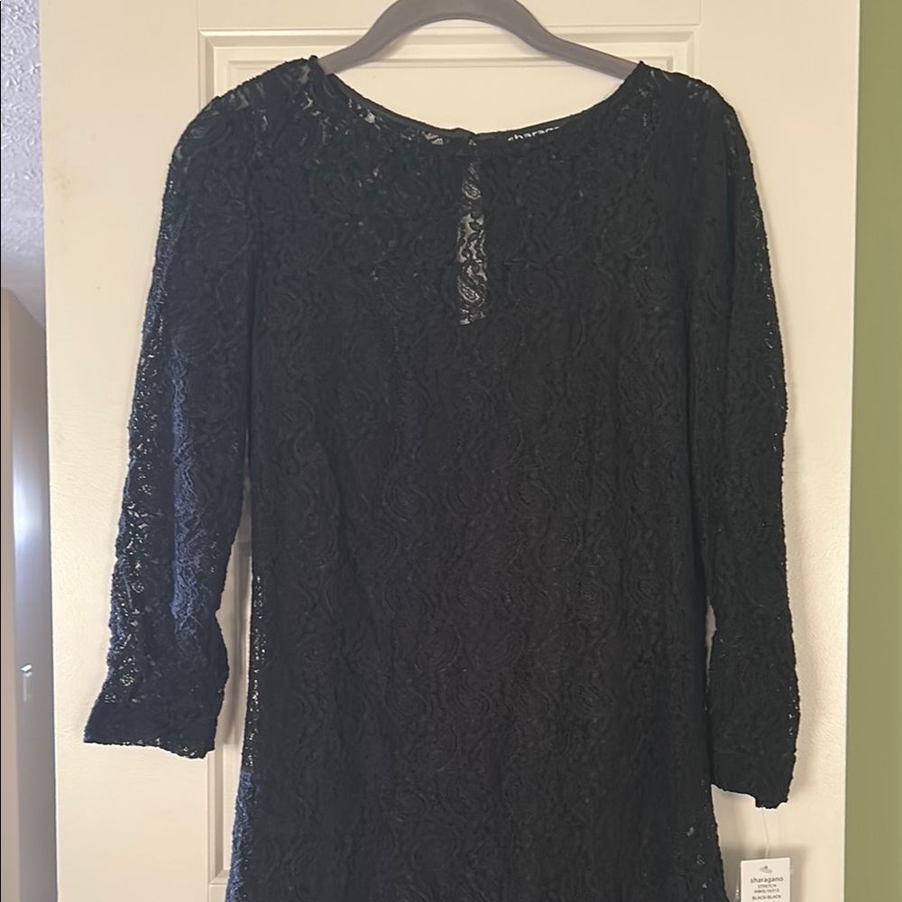 Elegant Black Lace Dress